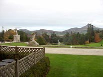 Vista de las Monta�as Wicklow desde los jardines de Powerscourt