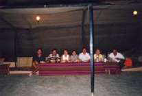 Cena en Wadi Rum