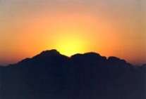 Puesta de Sol en Wadi Rum