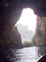 Cueva en la Gruta Az�l